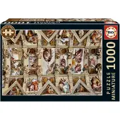 Educa Miniaturpuzzle Sixtinische Kapelle 1000 Puppen