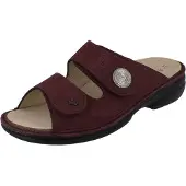 Finn Comfort Sansibar Damen Pantolette beerenfarben Nubukleder - Größe: 37