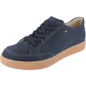 Finn Comfort Motril Herren Halbschuhe dunkelblau Nubukleder - Größe: UK 10,5