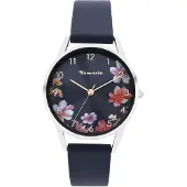 Tamaris Damenuhr - Damen Armbanduhr u.A. in Silber, Gold, Roségold, Schwarz, Blau, Rosa, Burgundy, Grün - Gehäuse rund & eckig auch mit Blumen-Motiven