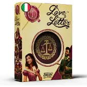 Asmodee : Love Letter (Eco Box), Brettspiel, 2-6 Spieler, 10+ Jahre, italienische