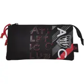 CYPBRANDS Uni Kinder Athletic Club Portatodo Triple-Lehoi Federmäppchen, Schw