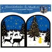 Sonstige Verlage Teelichthäuschen Winternacht
