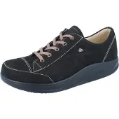 Finn Comfort FINNAMIC Ikebukuro Damen Schnürschuhe schwarz Nubukleder - Größe: UK 9