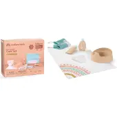 Miniland 94061 Hygiene-Set aus Holz für Puppen