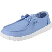 HeyDude Wendy Stretch Canvas Damen Slipper blau Textil - Größe: 38