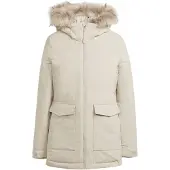 Adidas Damen-Parka mit Kapuze und Pelz