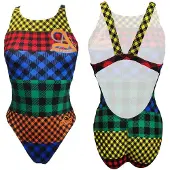 Turbo Tartan College Badeanzug
