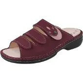 Finn Comfort Kos Damen Pantolette beerenfarben Nubukleder - Größe: 41