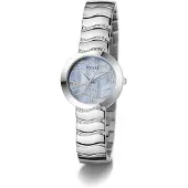 GUESS Damen Uhr Armbanduhr Laguna GW0871L1 Edelstahl silber