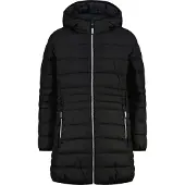 CMP - Girl's Down Coat Fix Hood Taffeta - Mantel Gr 128 schwarz