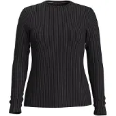 Smartwool - Women's Thermal Merino Rib Crew - Merinolongsleeve Gr XL schwarz