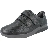 Think WALDLÄUFER K-Fabian Herren Klettschuhe schwarz Hirschleder - Größe: UK 10,5