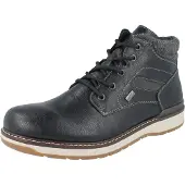 Rieker Herren Schnürboots schwarz Kunstleder - Größe: 42