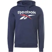 Reebok Molton-Hoodie Identity Stacked Logo