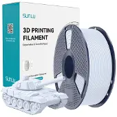 SUNLU PLA Plus High Speed Weiß Filament 1,75 mm für FDM 3D Drucker
