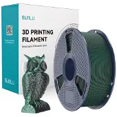 SUNLU PLA+ Silk Dual-Color Filament, 1,75mm, 1kg - Farbton: Black Green