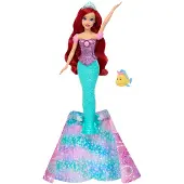 Disney Anziehpuppe "Disney Prinzessin Arielle Verwandlungs-Puppe", bunt, Puppen, KinderH:24cm, Anziehpuppe, H:24cm