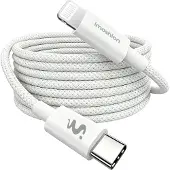 IMoshion Braided USB-C-zu-Lightning-Kabel 30 W - 2 Meter - Weiß