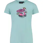 CMP T-Shirt , Mädchen, Gr. 176, blau (opale), Obermaterial: 100% Baumwolle, Shirts T-Shirt, Kurzarm-Design, aus Baumwolle, für Kinder