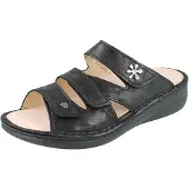 Finn Comfort Mellow Grenada Damen Pantolette schwarz Nubukleder - Größe: 41