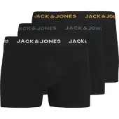Jack & Jones Trunk "JACCONOR SOLID TRUNKS 3 PACK NOOS" Packung, 3 Stk. Baumwollmischung, elastischer Bund