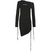 Karl lagerfeld Klj Off Shoulder Jersey Dress Black Größe: L | Minikleider Outlet | Damen | Schwarz