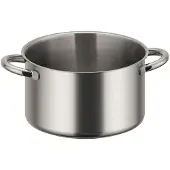 De Buyer Kochtopf Edelstahl 20cm, Prim'Appety Serie, Hohe Ausführung, Induktionsgeeignet, Glatte Innenfläche, Ergonomische Griffe, Spülmaschinenfest