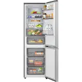 LG GBBS524APY Zero Clearance AI Smart Kühlschrank mit Linear Cooling, DoorCooling+, FRESHBalancer, Smart Inverter Kompressor, ThinQ App Steuerung, 375 L Kapazität, Silber - Freistehend