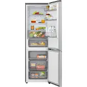 LG Kühl-/Gefrierkombination "GBBSJ1CCPY", Energieeffizienz: C, silber (prime silber), Rechtsanschlag, wechselbar, Kühlschränke, Kühl-/Gefrierkombination