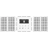 JUNG DABCD2BTWW Smart Radio DAB+ mit Bluetooth - Set St