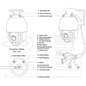 Instar IN-9820 4K Schwarz