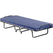 Talamo Italia - Klappbett Rosalba, Feldbett mit 15 Latten, platzsparendes Kinder