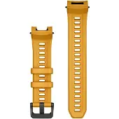 Garmin Smartwatch-Armband "Silikon-Wechselarmband 22 mm Silikon für Instinct 3 - 45 mm", gelb (sunburst), 27cm, Uhrenarmbänder, Smartwatch-Armband