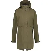 Agu Parka Regenjacke Damen, wasserdicht, Armeegrün