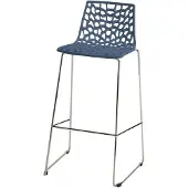 GRAND SOLEIL Küchenbarhocker 74 cm design Spider Slitta - Blau