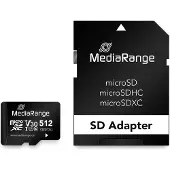 MediaRange SD MicroSD Card Uhs-1 Cl.10 inkl. Adapter - Micro - Secure Digital (SD)