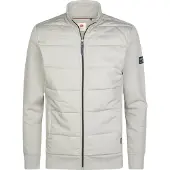 Petrol Industries Gesteppter Hybridpullover millcrest in Schwarz | Gr.: XXXL
