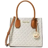Michael Kors Crossbody Tasche Damen Mercer Medium Vanilla 35S1GM9M2B