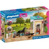 Playmobil I Love Pferde - Klein Stall mit Hufschmied 72131 - 79 - - One Size - Spielzeug