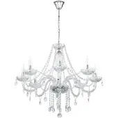 Eglo Kronleuchter Basilano Glas transparent, 8-flammig