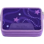 Step by step Federmäppchen XXL Pencil Case, 3 Folds Pegasus Emily violett