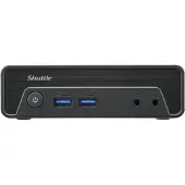 Shuttle Computer Group Shuttle Nano PC NE1010XA, Intel N 100, 8GB DDR4, 250GB M.2, 1x HDMI, 1x DP, 6x USB, 1x LAN, VESA, lüfterlos, 24/7 Dauerbetrieb, Intel N, N100, 8 GB, DDR4-SDRAM, 250 GB, SSD