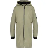 Agu Long Bomber Regenjacke Damen, wasserdicht, Pistaziengrün