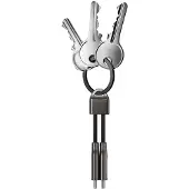 Nomad , USB-C Kabel 240W mit Schlüsselanhänger, Grau