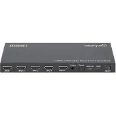 Manhattan 208406, HDMI, Micro USB Type-B, Metall, Schwarz, 1920 x 1080 (HD 1080), 3840 x 2160, 480i, 480p, 576i, 576p, 720p, 1080i, 1080p, 1600p, 2160p