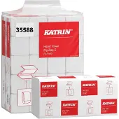 Katrin Falthandtuch Katrin Classic ZZ 2 L244xB230ca. mm weiss 2-lagig ZickZack