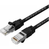 Lanview LV-UTP6A015B, 1,5 m, Cat6a, U/UTP (UTP), RJ-45, RJ-45, Schwarz