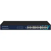 Lanview LVN-1UMOUNT-24PORT-1G, Unmanaged, Gigabit Ethernet (10/100/1000), Vollduplex