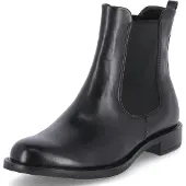 Ecco Chelseaboots "SARTORELLE 25", Damen, Gr. 36, Leder, schwarz, Schuhe Chelseaboots, Schlupfboots, Stiefelette, Basic, Blockabsatz, zum Schlupfen